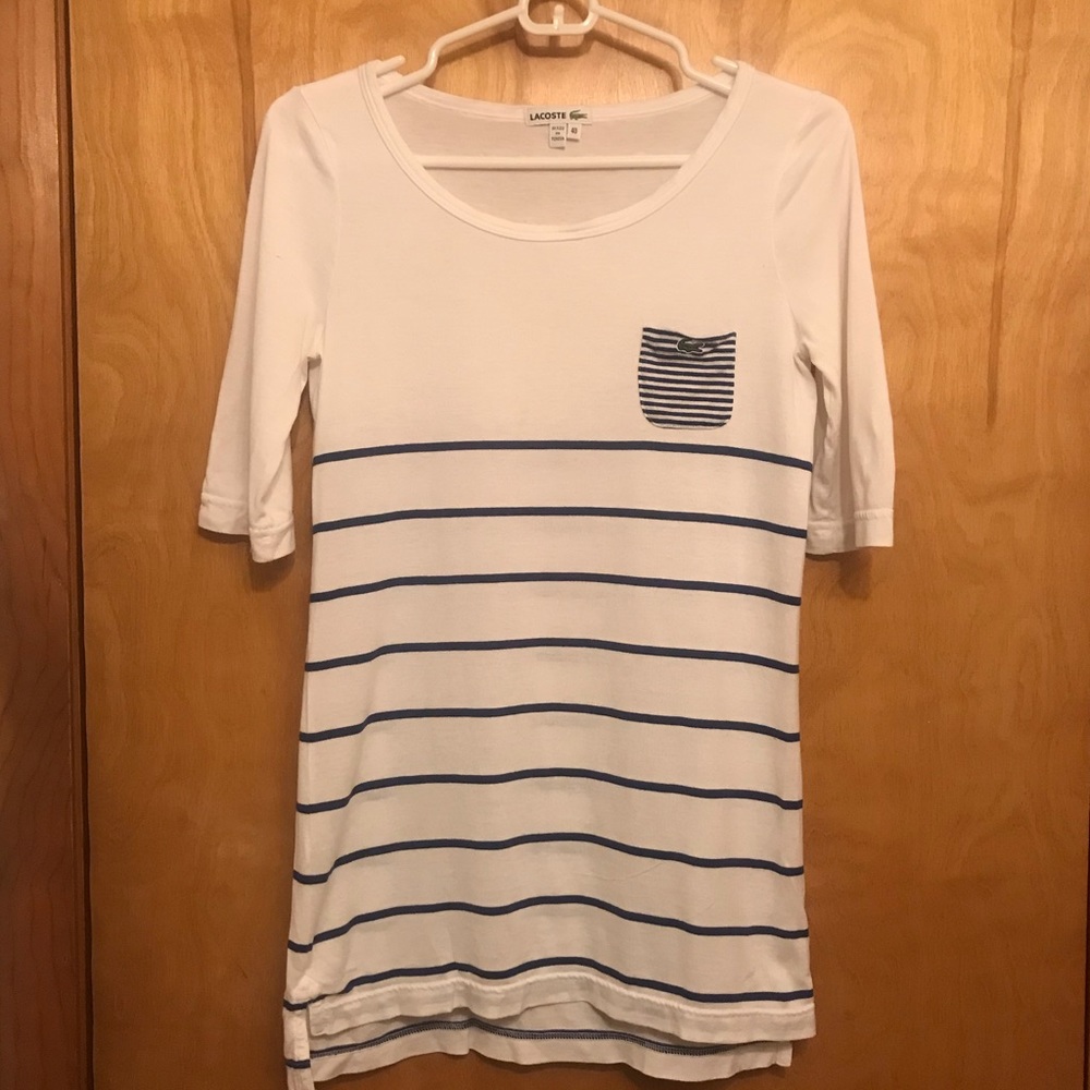 Lacoste Striped Pocket Tee